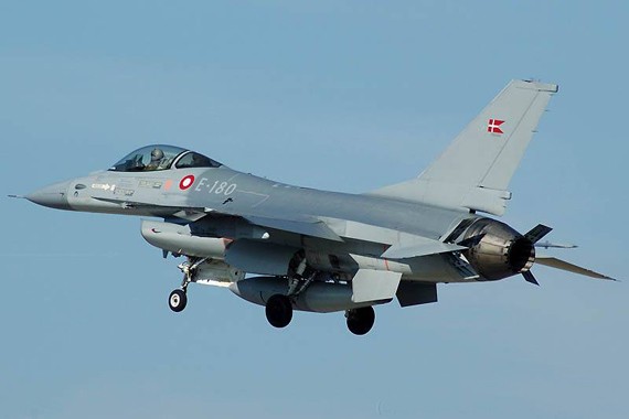 Máy bay chiến đấu hạng nhẹ F-16AM của Không quân Đan Mạch