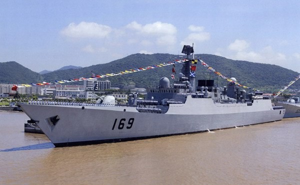 Tàu khu trục tên lửa Vũ Hán số hiệu 169 Type 052B, Hạm đội Nam Hải, Hải quân Trung Quốc (ảnh tư liệu)