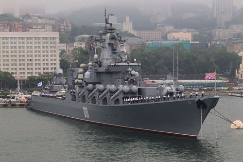 Tàu tuần dương tên lửa Varyag của Hạm đội Thái Bình Dương Nga