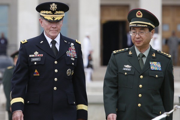 Tổng tham mưu trưởng quân đội Trung Quốc Phòng Phong Huy thăm Mỹ
