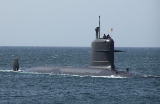 Tàu ngầm thông thường lớp Scorpene do Pháp chế tạo (ảnh minh họa)
