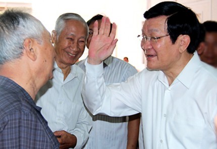 Chủ tịch nước Trương Tấn Sang: Không nhún nhường, nhân nhượng (với Trung Quốc)