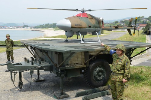 Máy bay trực thăng trinh sát (do thám) không người lái tiên tiến do Nhật Bản tự sản xuất