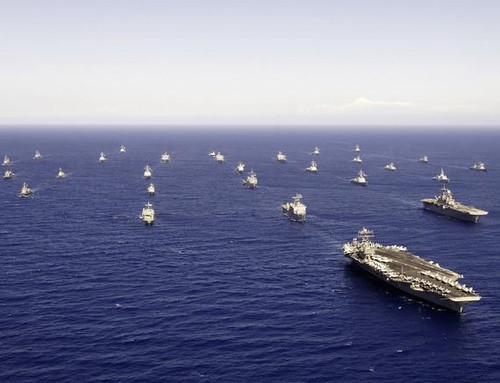 Cụm tấn công tàu sân bay Mỹ (ảnh tư liệu minh họa)