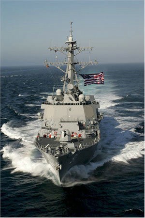Tàu khu trục Aegis Mỹ (ảnh tư liệu minh họa)
