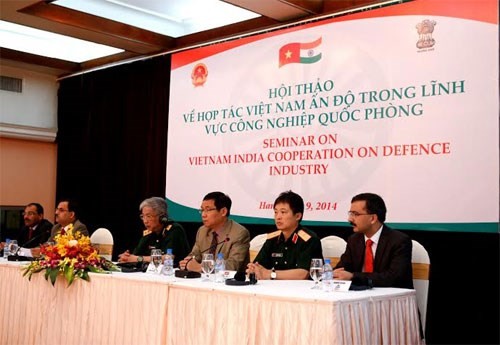 Hội thảo công nghiệp quốc phòng Việt Nạm-Ấn Độ (ảnh nguồn báo chí Việt Nam)