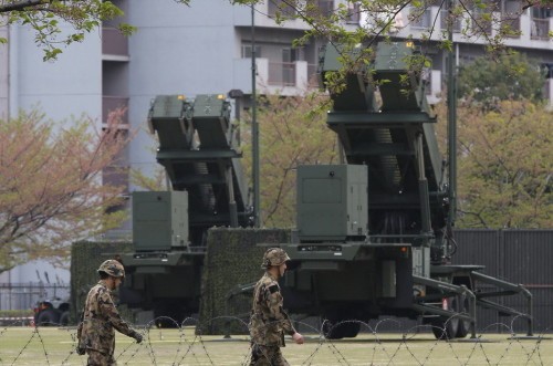 Nhật Bản triển khai hệ thống tên lửa phòng không Patriot-3 sẵn sàng đánh chặn tên lửa từ CHDCND Triều Tiên (ảnh tư liệu)