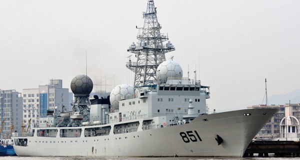 Tàu trinh sát điện tử Đông Điều số hiệu 851 Type 815 Trung Quốc (tàu Bắc Cực Tinh)