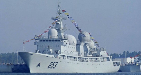 Tàu trinh sát điện tử Thiên Vương Tinh số hiệu 853 Type 815, Hải quân Trung Quốc (ảnh minh họa)