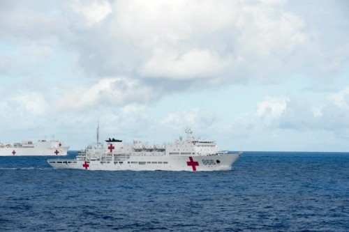 Tàu bệnh viện Peace Ark của Hải quân Trung Quốc tham gia diễn tập Vành đai Thái Bình Dương 2014
