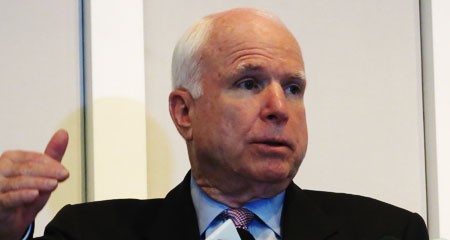 Ngày 8 tháng 8 năm 2014, tại cuộc họp báo ở Hà Nội, Thượng nghị sĩ Mỹ John McCain cho biết: Đã đến lúc Mỹ có thể nới lỏng lệnh cấm bán vũ khí sát thương cho Việt Nam. Mỹ sẵn sàng gia tăng trợ giúp về an ninh, giúp Việt Nam đảm bảo hợp thức chủ quyền của mình, bảo đảm bảo vệ các quyền của Việt Nam.