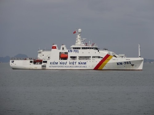 Kiểm ngư Việt Nam vừa biên chế 2 tàu mới KN 781 và KN 781 để bảo vệ chủ quyền biển đảo