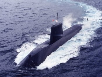 Tàu ngầm lớp Oyashio của Lực lượng Phòng vệ Biển Nhật Bản (ảnh minh họa)
