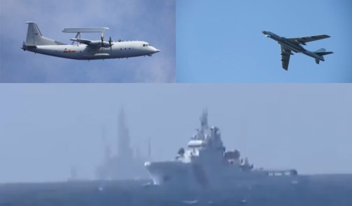 Máy bay cảnh báo sớm KJ-200 và máy bay ném bom H-6 Trung Quốc xuất hiện trên không vùng đặc quyền kinh tế Việt Nam khi giàn khoan Hải Dương Thạch Du 981 hạ đặt phi pháp từ tháng 5 đến tháng 7 năm 2014