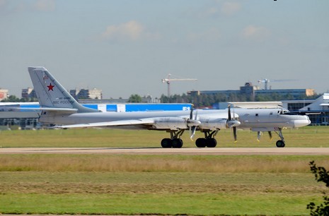 Máy bay ném bom chiến lược Tu-95SM của Nga (ảnh tư liệu)