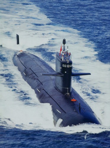 Tàu ngầm hạt nhân tấn công Type 093 Hải quân Trung Quốc (nguồn mạng sina TQ)