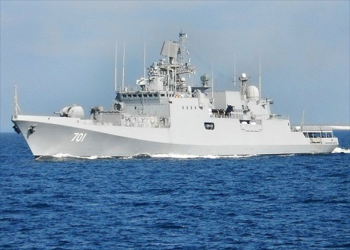 Tàu hộ vệ INS Teg Type 11356 của Hải quân Ấn Độ, do Nga chế tạo (ảnh tư liệu)