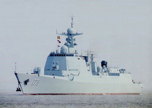 Tàu khu trục tên lửa Côn Minh số hiệu 172 Type 052D, Hạm đội Nam Hải, Hải quân Trung Quốc (ảnh tư liệu)