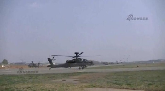 Máy bay trực thăng vũ trang Apache tham chiến ở Iraq