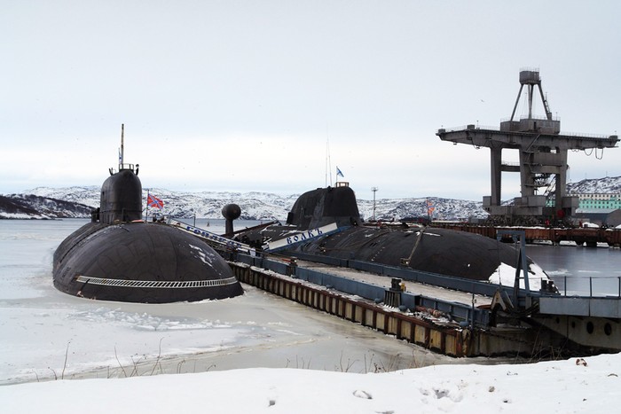Tàu ngầm hạt nhân lớp Shchuka-B (NATO gọi là Akula) của Hải quân Nga (ảnh tư liệu)