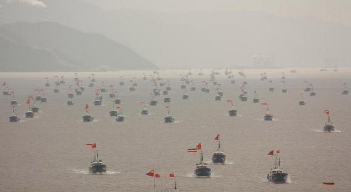 Tàu cá Trung Quốc (ảnh tư liệu)
