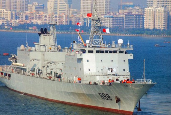 Tàu tiếp tế Phủ Tiên số hiệu 888 Type 904A, Hạm đội Nam Hải, Hải quân Trung Quốc