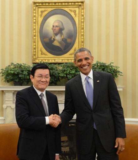 Tháng 7 năm 2013, Việt-Mỹ thiết lập quan hệ đối tác toàn diện