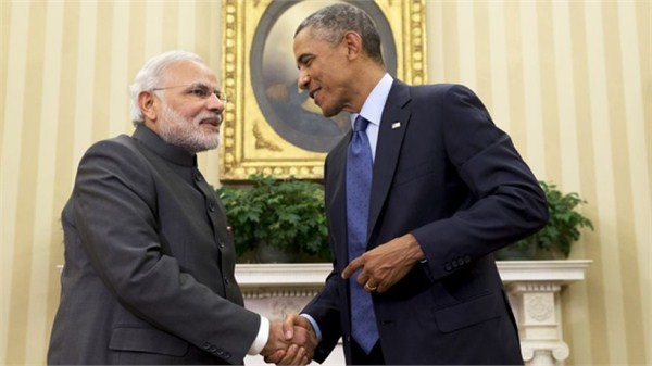 Cuối tháng 9 năm 2014, Thủ tướng Ấn Độ Narendra Modi thăm Mỹ (ảnh tư liệu)