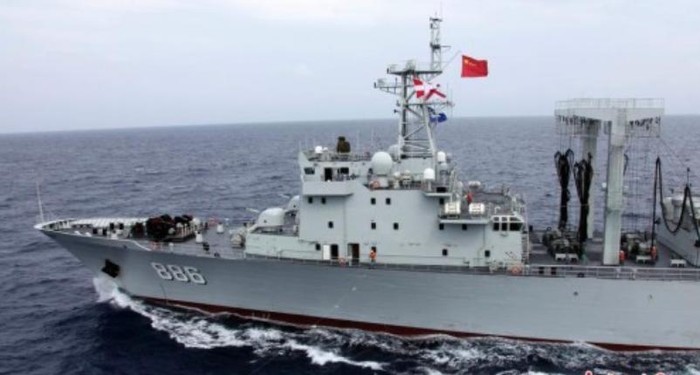 Tàu tiếp tế tổng hợp Thiên Đảo Hồ 886, Hạm đội Đông Hải, Hải quân Trung Quốc đến Ấn Độ Dương tìm kiếm máy bay mất tích MH370 của hãng hàng không Malaysia