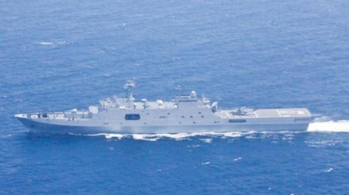 Tàu đổ bộ cỡ lớn Tỉnh Cương Sơn, Hạm đội Nam Hải, Hải quân Trung Quốc đến Ấn Độ Dương tìm kiếm máy bay MH370 của hãng hàng không Malaysia