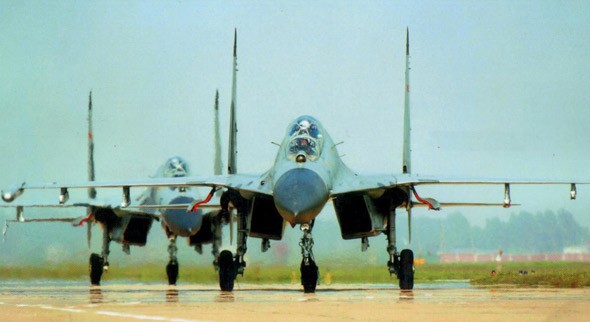 Máy bay chiến đấu Su-27UBK Không quân Trung Quốc