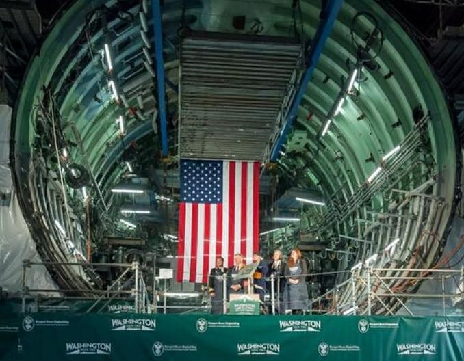 Mỹ khởi công chế tạo tàu ngầm USS Washington SSN 787