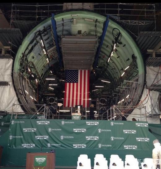Mỹ khởi công chế tạo tàu ngầm USS Washington SSN 787