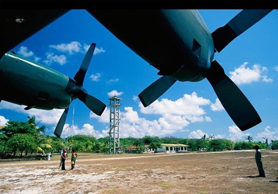 Hình ảnh căn cứ không quân của Philippines trên đảo Thị Tứ