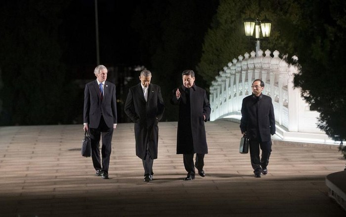 Tổng thống Mỹ Barack Obama và Chủ tịch Trung Quốc Tập Cận Bình tại Bắc Kinh ngày 11 tháng 11 năm 2014