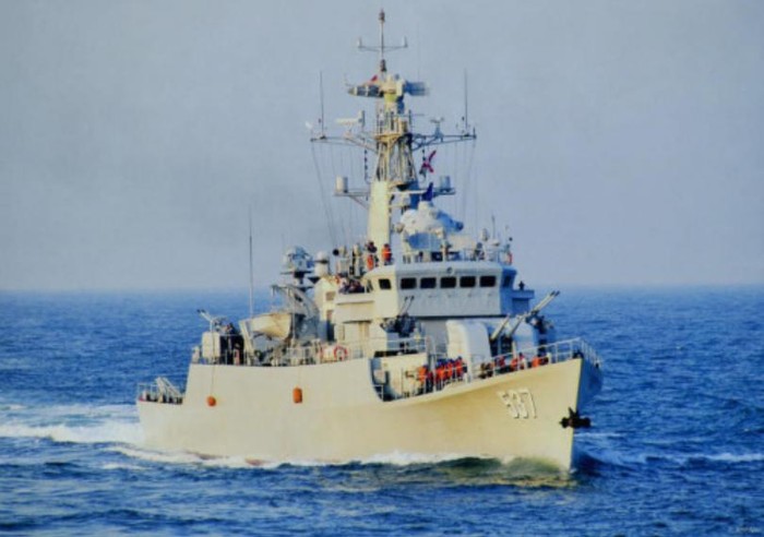 Tàu hộ vệ Thương Châu số hiệu 537 Type 053H2, Hạm đội Nam Hải, Hải quân Trung Quốc (nguồn mạng sina)