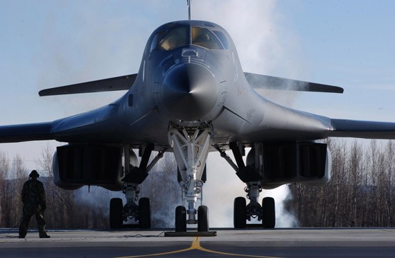 Máy bay ném bom chiến lược B-1B Mỹ