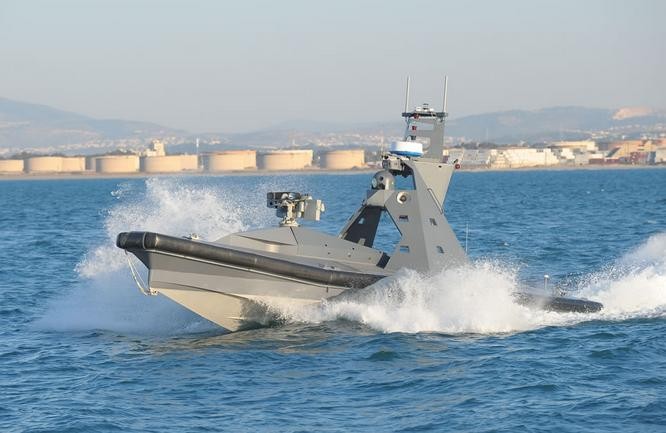 Tàu chiến mặt nước không người lái Protector của Israel