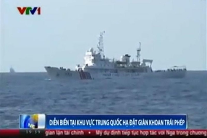 Vụ giàn khoan Hải Dương Thạch Du 981 năm 2014: Tàu cảnh sát biển Trung Quốc tham gia chiến dịch xâm phạm chủ quyền Việt Nam (nguồn mạng sina Trung Quốc)