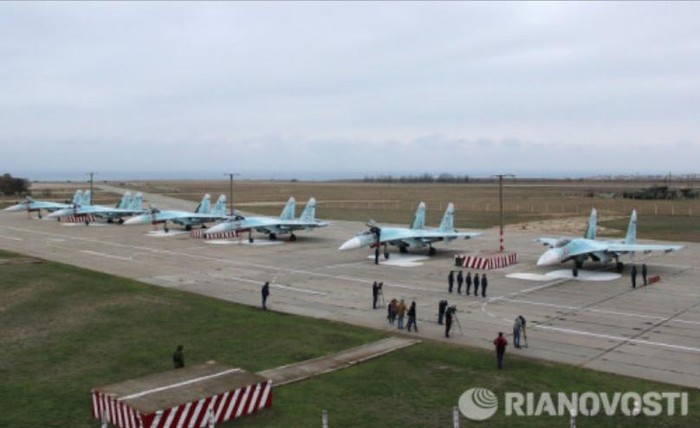Nga triển khai 14 máy bay chiến đấu ở bán đảo Crimea, trong đó có máy bay chiến đấu Su-30M2