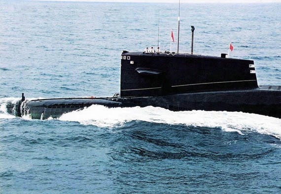 Tàu ngầm hạt nhân tên lửa đạn đạo lớp Hạ Hải quân Trung Quốc (ảnh tư liệu)