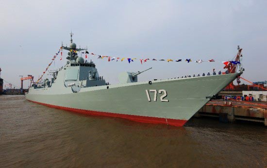 Tàu khu trục tên lửa Côn Minh số hiệu 172 Type 052D Trung Quốc triển khai ở Biển Đông từ ngày 21 tháng 3 năm 2014 được truyền thông Trung Quốc khoe là tàu Aegis.