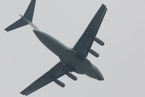 Máy bay vận tải hạng nặng Y-20 Trung Quốc tiến hành huấn luyện bay (nguồn mạng sina TQ)