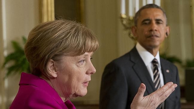 Thủ tướng Đức Angela Merkel thăm Mỹ bàn về vấn đề Ukraine