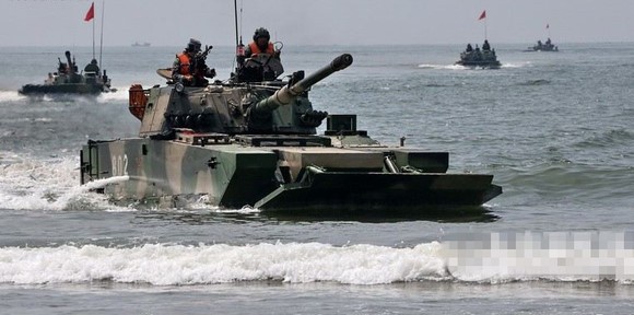 Hải quân Trung Quốc tổ chức tập trận đổ bộ đánh chiếm đảo, đá ngầm, bờ biển