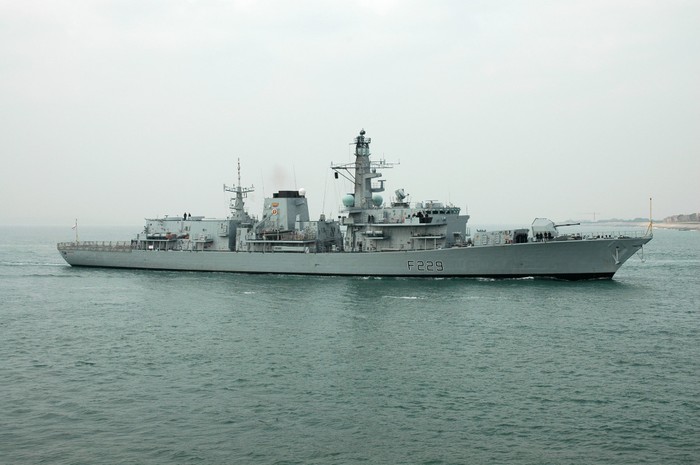 Tàu hộ vệ Type 23 hiện có của Hải quân hoàng gia Anh (nguồn mạng sina TQ)