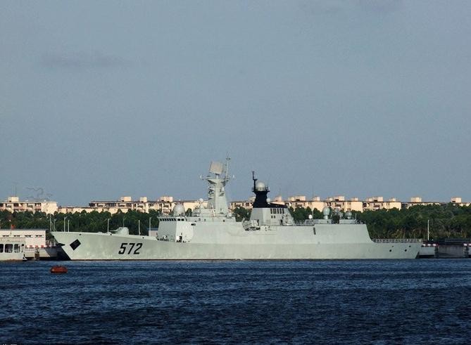 Tàu hộ vệ tên lửa Hoành Thủy Typr 054A Hạm đội Nam Hải, Hải quân Trung Quốc