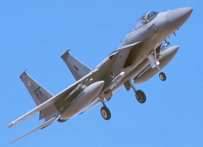 Máy bay chiến đấu F-15 Mỹ (ảnh minh họa)