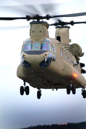 Máy bay trực thăng hạng trung CH-47F do Mỹ chế tạo