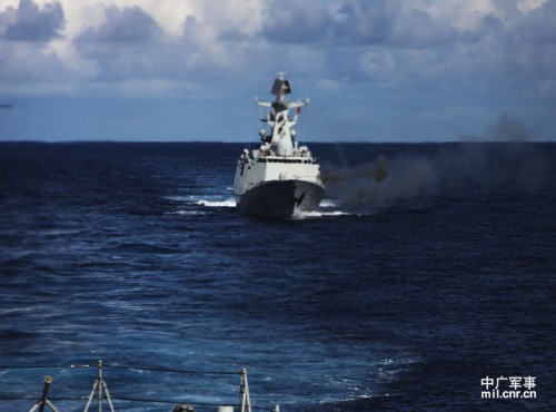 Hạm đội Hải quân Trung Quốc tập trận ở Nam Thái Bình Dương